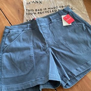 NWT Spanx blue Shorts XL